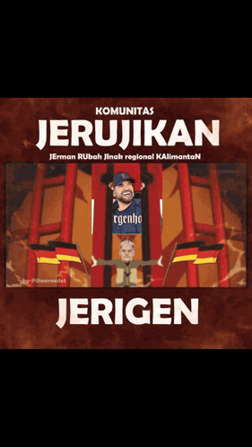 Jerujikan Jerigen Poster White Letters