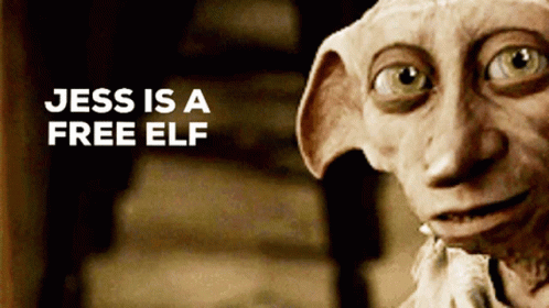 Jess And Dobby Is Free GIF