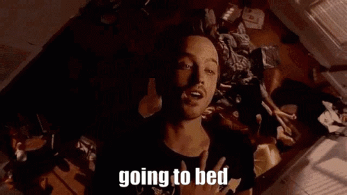 Jesse Pinkman High Going To Bed GIF