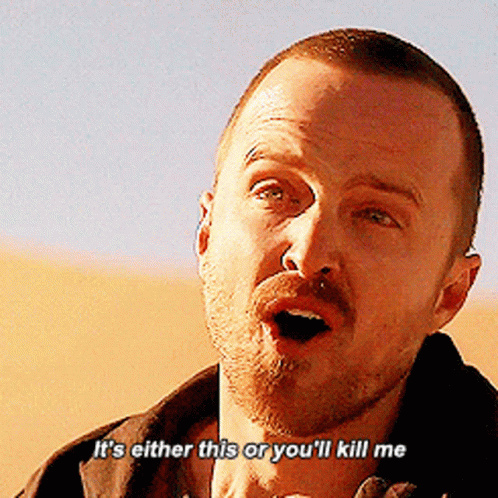 Jesse Pinkman Its Either This Or You Kill Me GIF