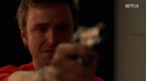 Jesse Pinkman Pointing A Gun GIF