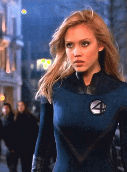 Jessica Alba Serious Fighting Face GIF