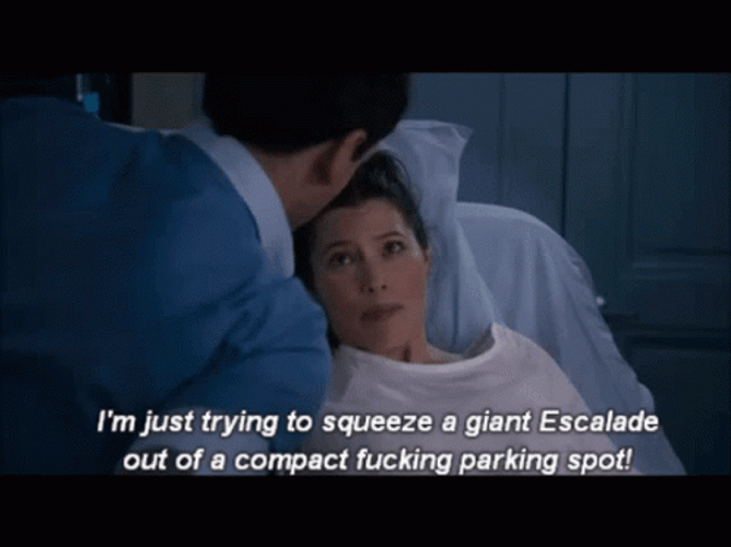 Jessica Biel Giving Birth  GIF