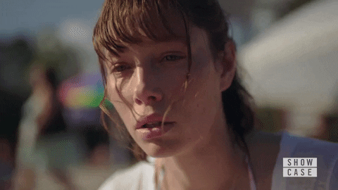 Jessica Biel Looking Up The Sinner GIF