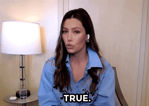 Jessica Biel Saying True GIF