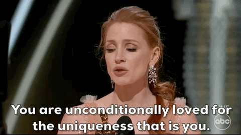 Jessica Chastain Giving Motivation GIF