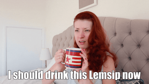 Jessica Kellgren Fozard Sipping Tea GIF
