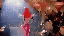 Jessica Rabbit Walking Inside Club GIF
