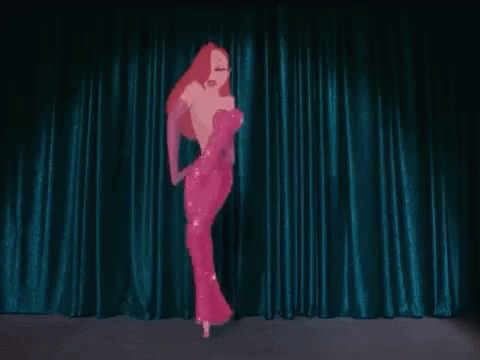 Jessica Rabbit Sensual Stage Dance GIF