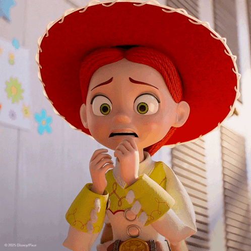 Jessie in Red Hat and Yellow Shirt