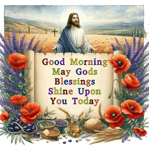 Jesus Blessings Good Morning GIF