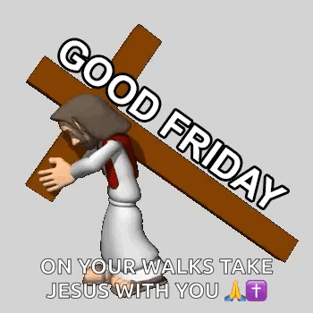 Jesus Carrying Cross on Good Friday