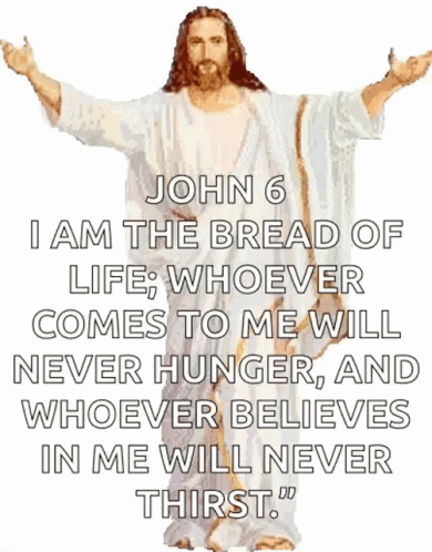 Jesus Christ Bible Verse John 6 GIF