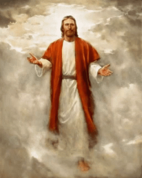 Jesus Christ Open Arms In Heaven GIF