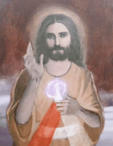 Jesus Christ Parody Drawing Art Smoke Effect GIF