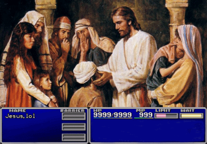 Jesus Game Screen Funny Conversation GIF 