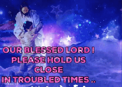 Jesus Holding Child Our Blessed Lord Please Hold Us Close in Troubled Times
