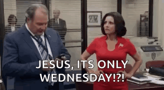 Jesus It's Only Wednesday Veep GIF