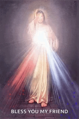 Jesus Painting Bless You My Friend