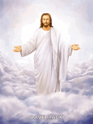 Jesus Painting with Dave Mack Name