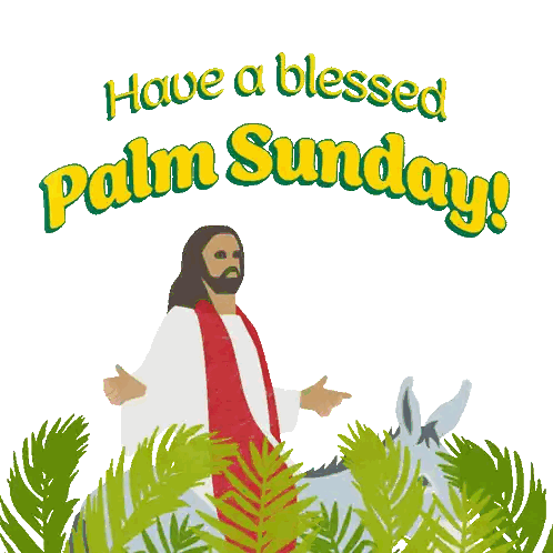 Jesus Riding Donkey Palm Sunday