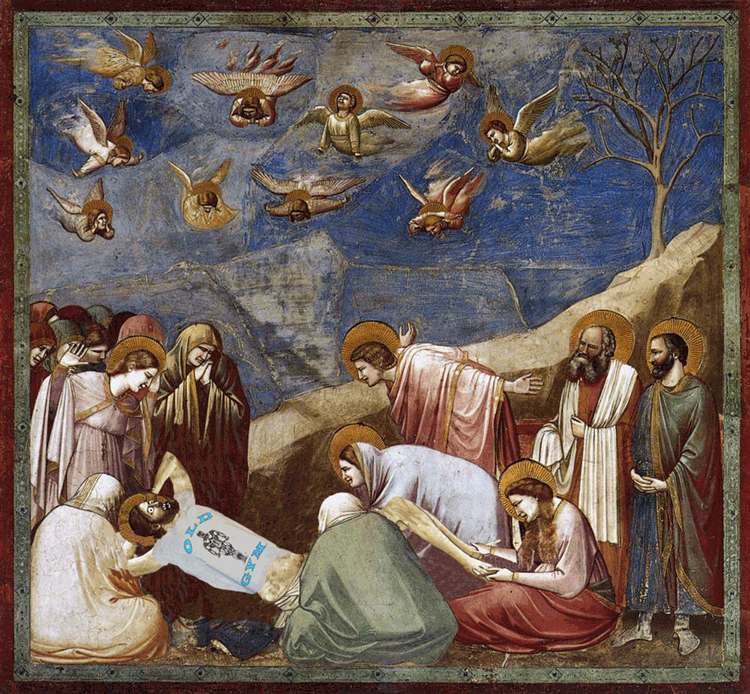 Jesus Sit Up Exercise Twelve Apostles GIF