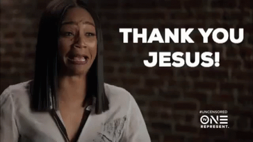 Jesus Thank You Crying Tiffany Haddish GIF
