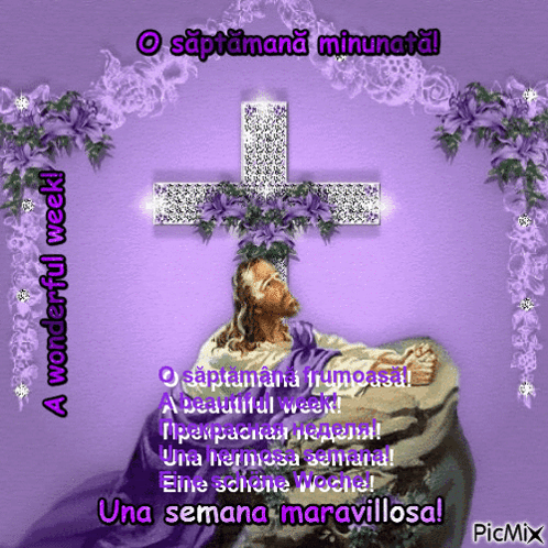 Jesus with Cross and Wonderful Week