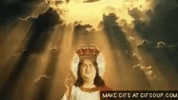 Jesus With Crown GIF