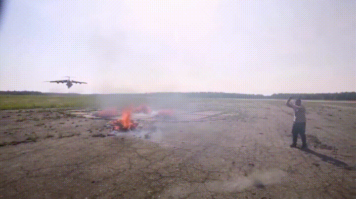 Jet Plane Wet Water Sploosh GIF
