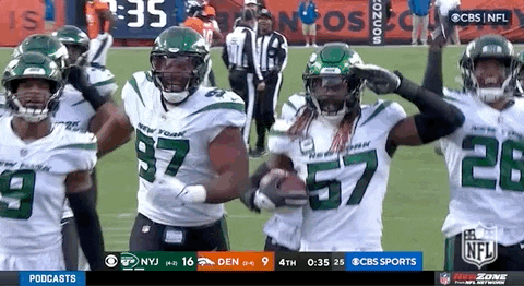 Jets Players Happy Celebration GIF