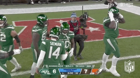 Jets Players Walking In The Field GIF