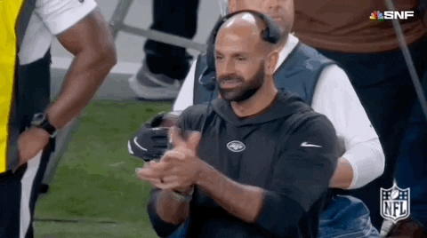 Jets Robert Saleh Clapping GIF