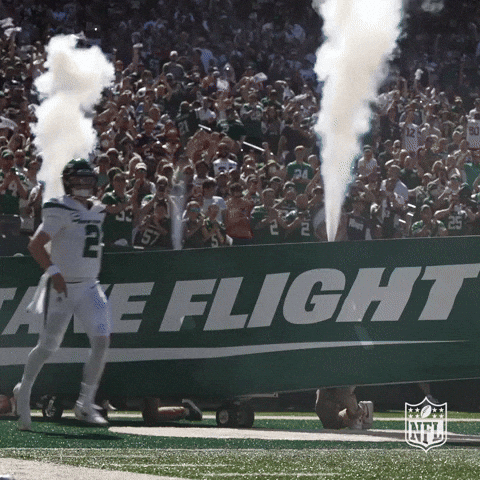 Jets Tyrod Taylor Jumping Around GIF