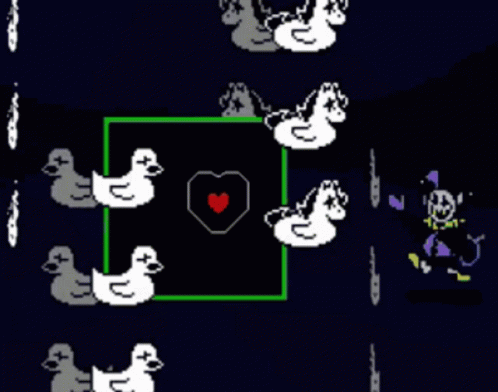 Jevil Deltarune Duck Horse Spin GIF