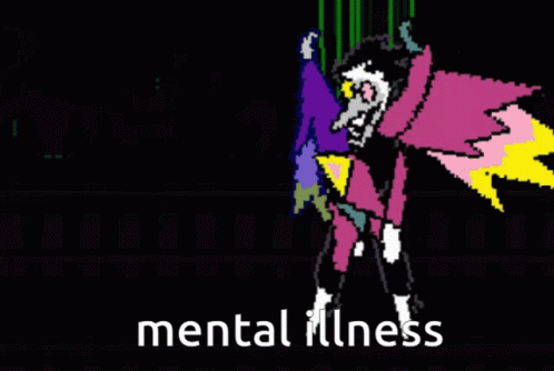 Jevil Deltarune Mental Illness What GIF