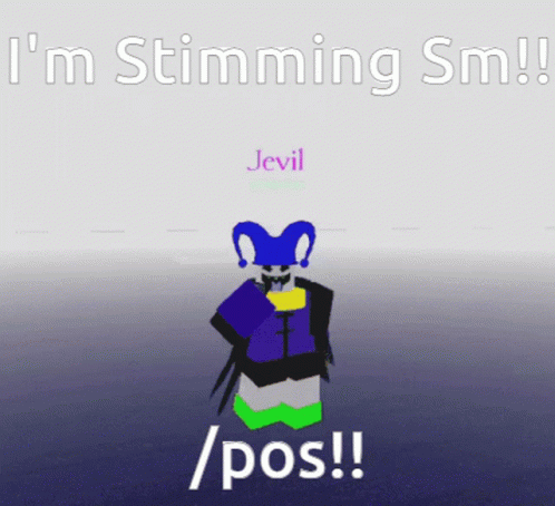 Jevil Deltarune Roblox Pos GIF