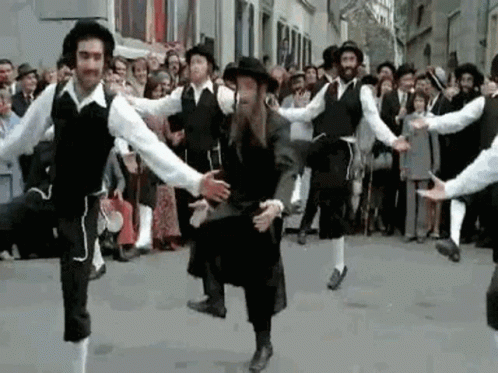 Jew Dancing Rabbis Royalty GIF