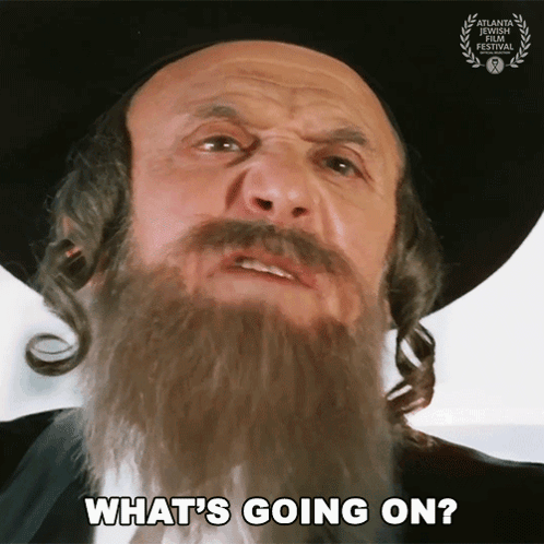 Jew Rabbi Jacob Whats Going On GIF