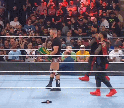 Jey Uso Slapping The Nape GIF