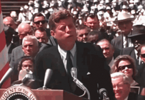 Jfk Giving Detailed Instruction GIF