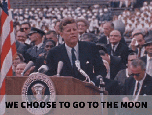 Jfk Giving Public Statement GIF