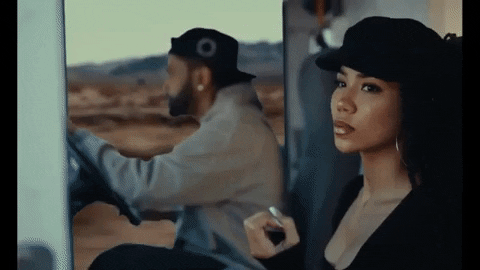 Jhene Aiko And Big Sean GIF