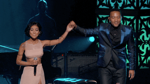 Jhene Aiko And John Legend GIF