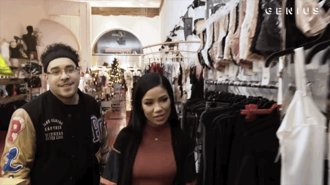 Jhene Aiko Shopping GIF
