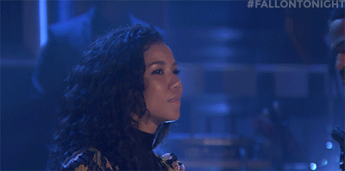 Jhene Aiko Singing High Tone GIF