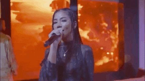 Jhene Aiko Singing Live GIF