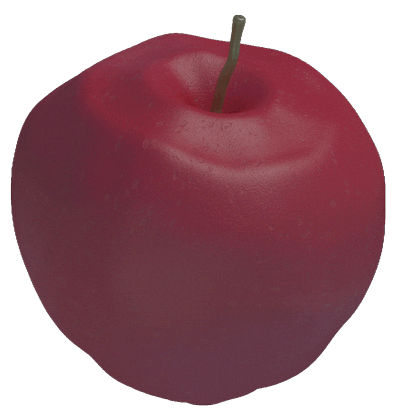 Jiggly Red Apple Jellygummies GIF