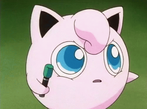 Jigglypuff Angry Ready To Draw GIF