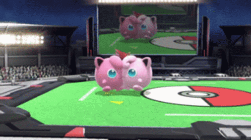 Jigglypuff Inside Pokemon Court GIF
